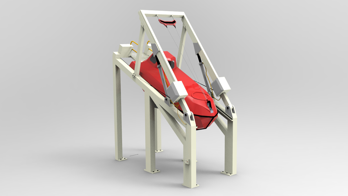 Freefall Lifeboat Davits