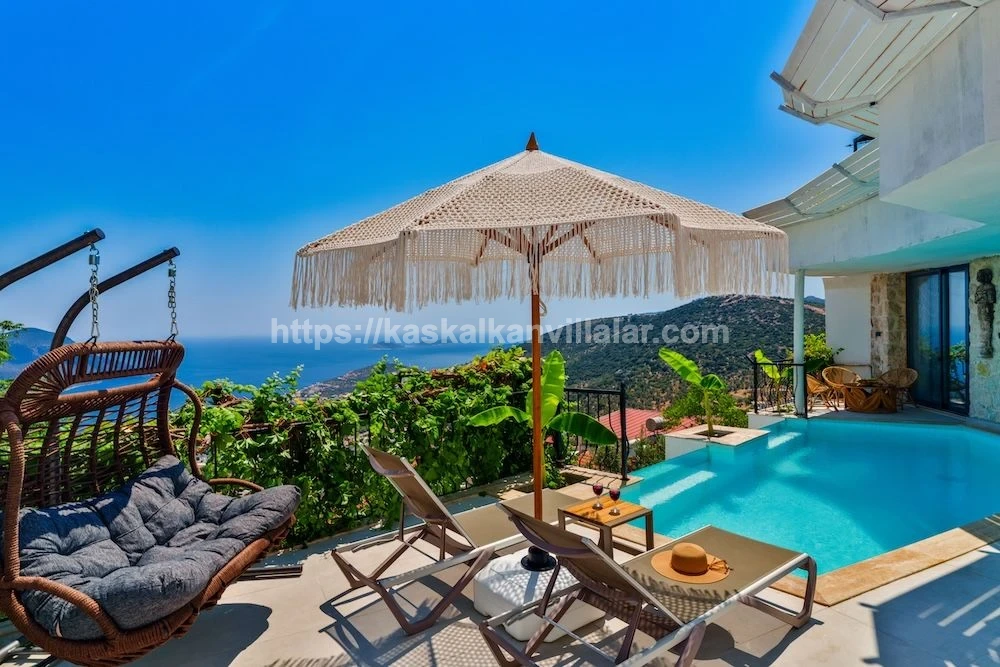 Villa Pucket Kalkan | Özel Havuzlu Lüks Tatil Villası - 6