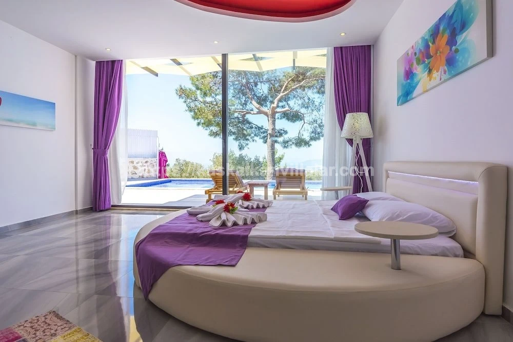 Villa Balayı Kalkan | Özel Havuzlu Romantik Balayı Villası - 10