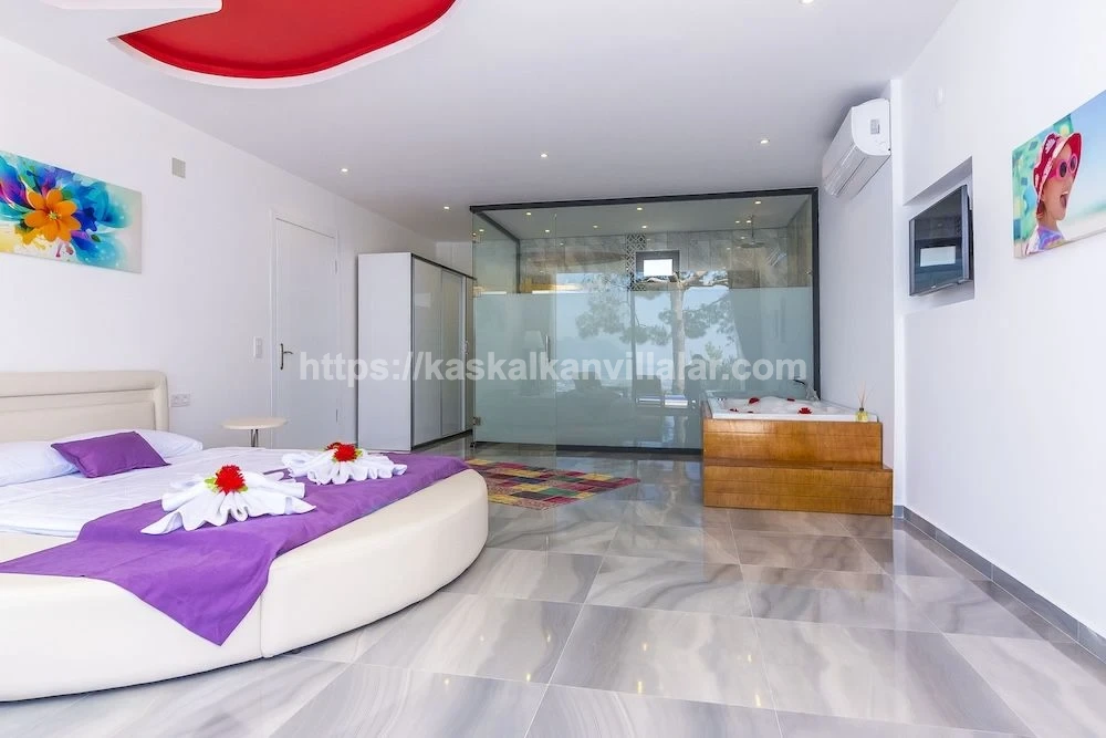 Villa Balayı Kalkan | Özel Havuzlu Romantik Balayı Villası - 11