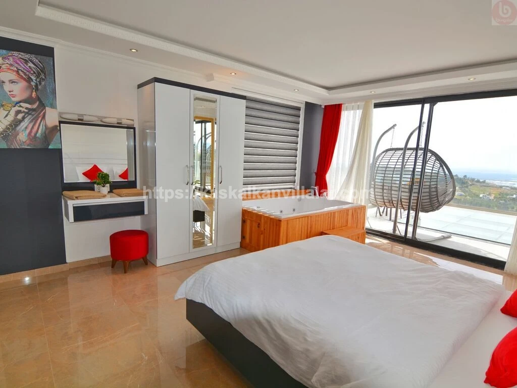 VP Villa Fantastik Kalkan | Özel Havuzlu & Jakuzili Lüks Villa - 13