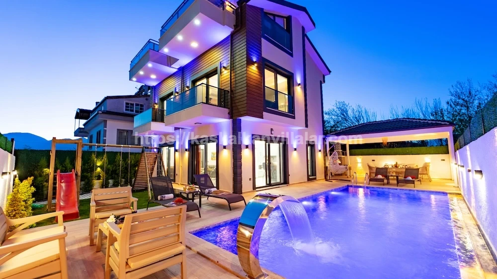 Villa Label Seydikemer | Jakuzili Lüks Villa - 28