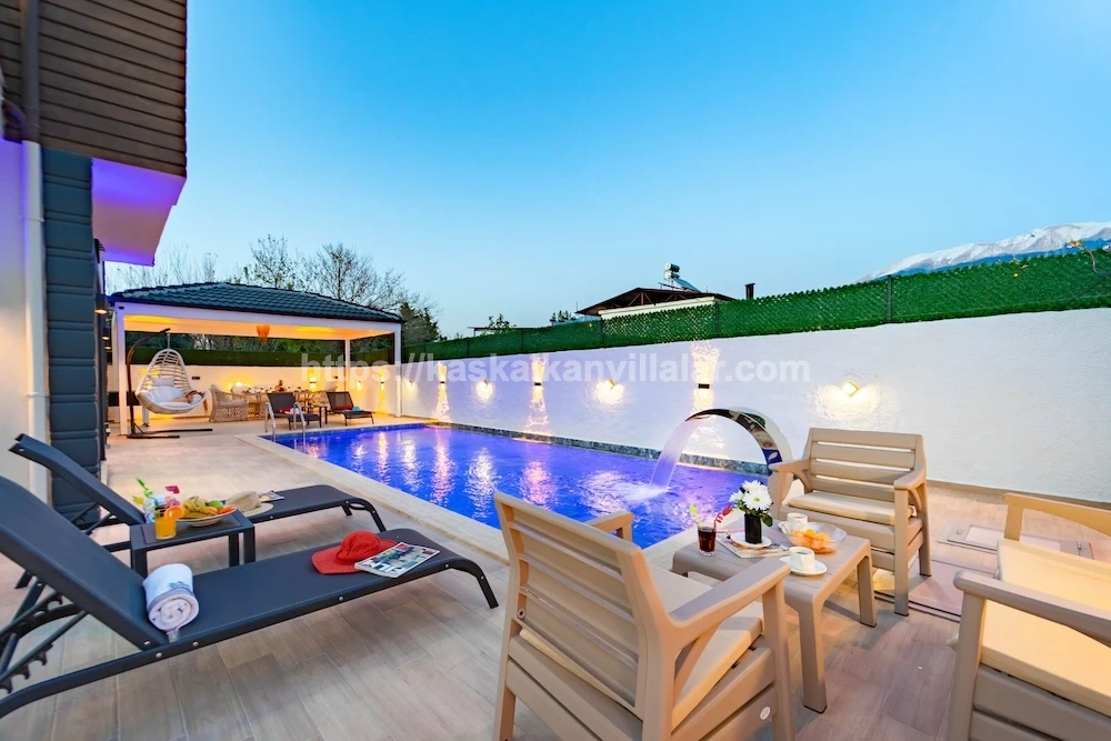 Villa Label Seydikemer | Jakuzili Lüks Villa - 30