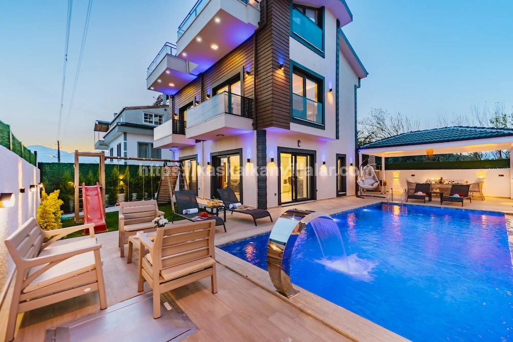 Villa Label Seydikemer | Jakuzili Lüks Villa - 29