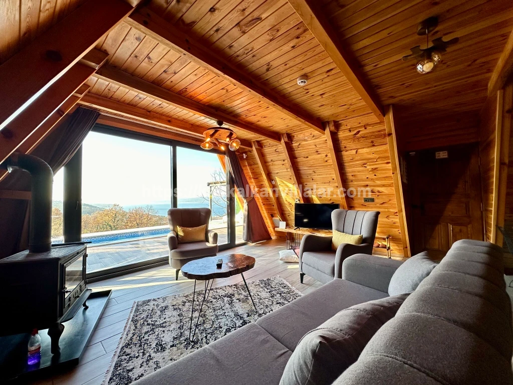 Sapanca Manzara Bungalov | Jakuzili & Havuzlu Doğa Tatili - 8