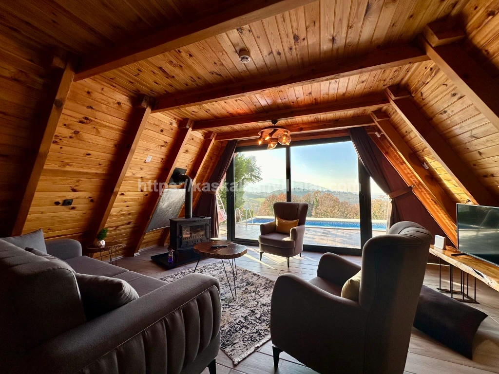 Sapanca Manzara Bungalov | Jakuzili & Havuzlu Doğa Tatili - 9