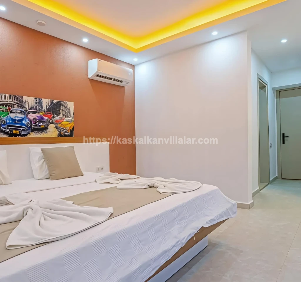 Kalkan'da Özel Havuzlu 4 Kişilik Villa - 16
