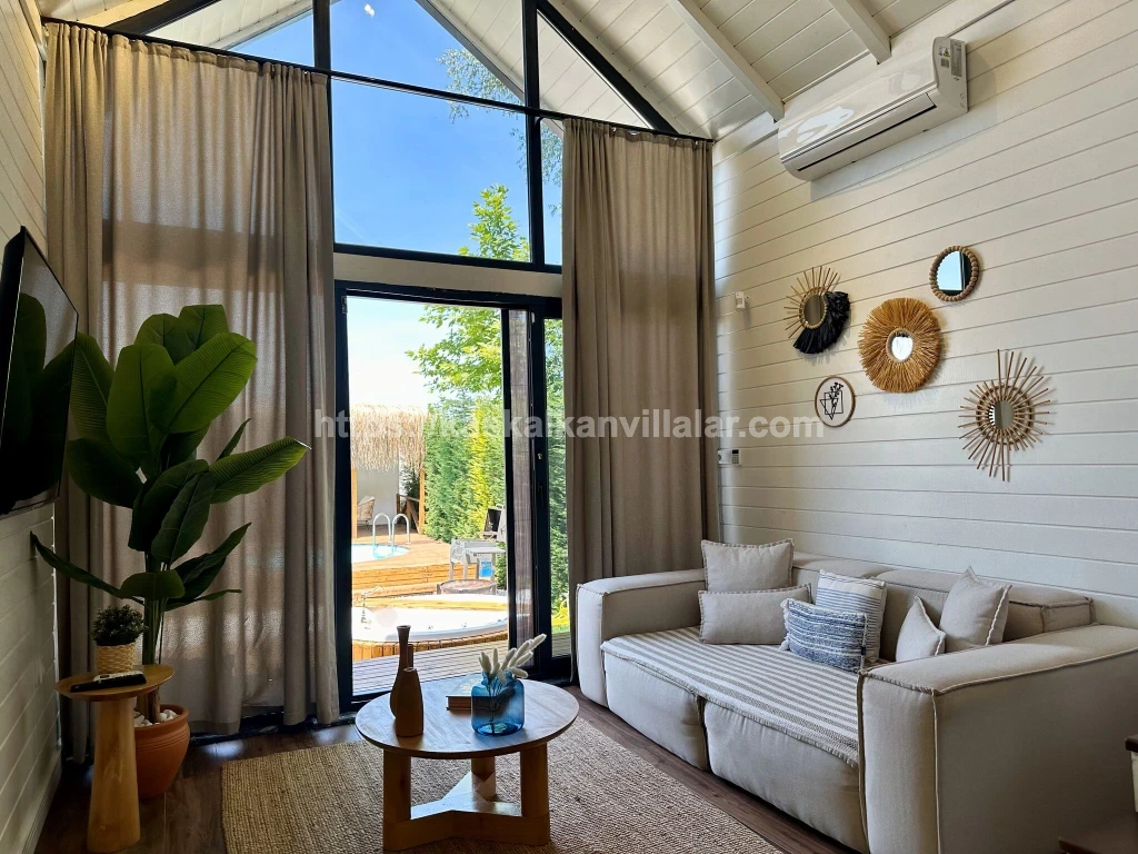 Beyora Bungalov Sapanca | Jakuzili & Isıtmalı Havuzlu Tatil - 9