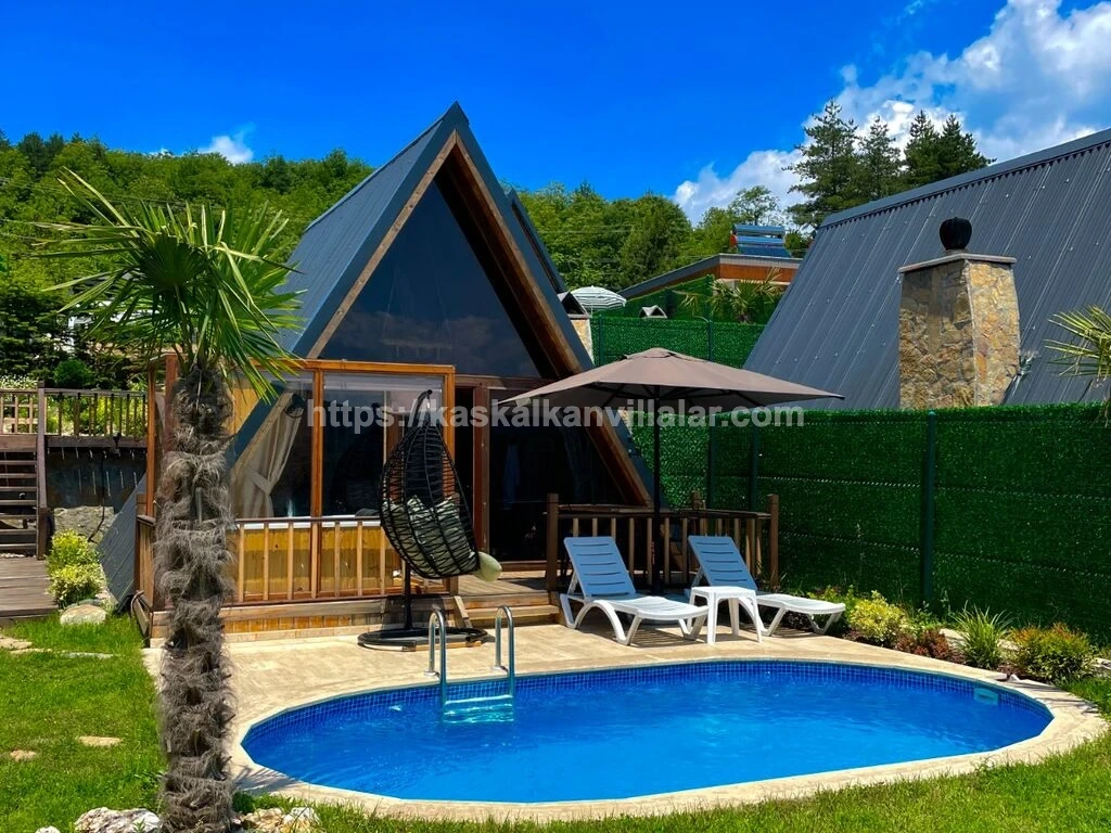Mavera Bungalov Sapanca | Oval Havuzlu & Jakuzili Lüks Tatil - 2