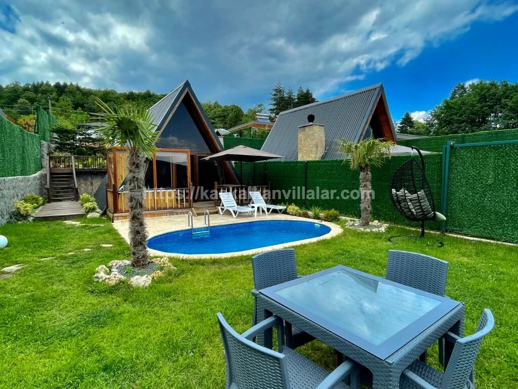 Mavera Bungalov Sapanca | Oval Havuzlu & Jakuzili Lüks Tatil