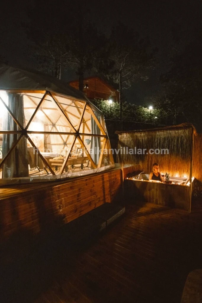Seren Dome Boheme Sapanca | Jakuzili Lüks Dome Bungalov - 3