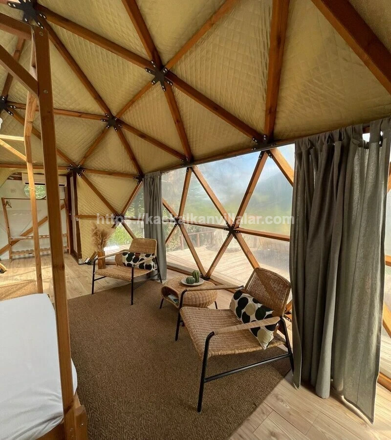 Seren Dome Boheme Sapanca | Jakuzili Lüks Dome Bungalov - 5